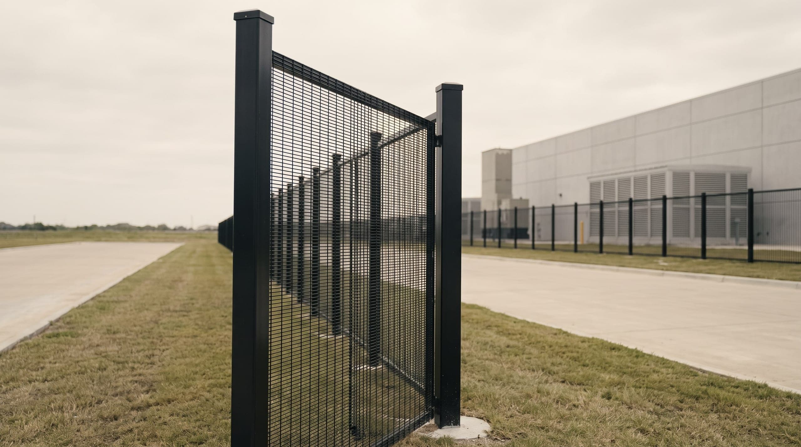 Data Centers fencing built by Johnson Services Company in Texas
