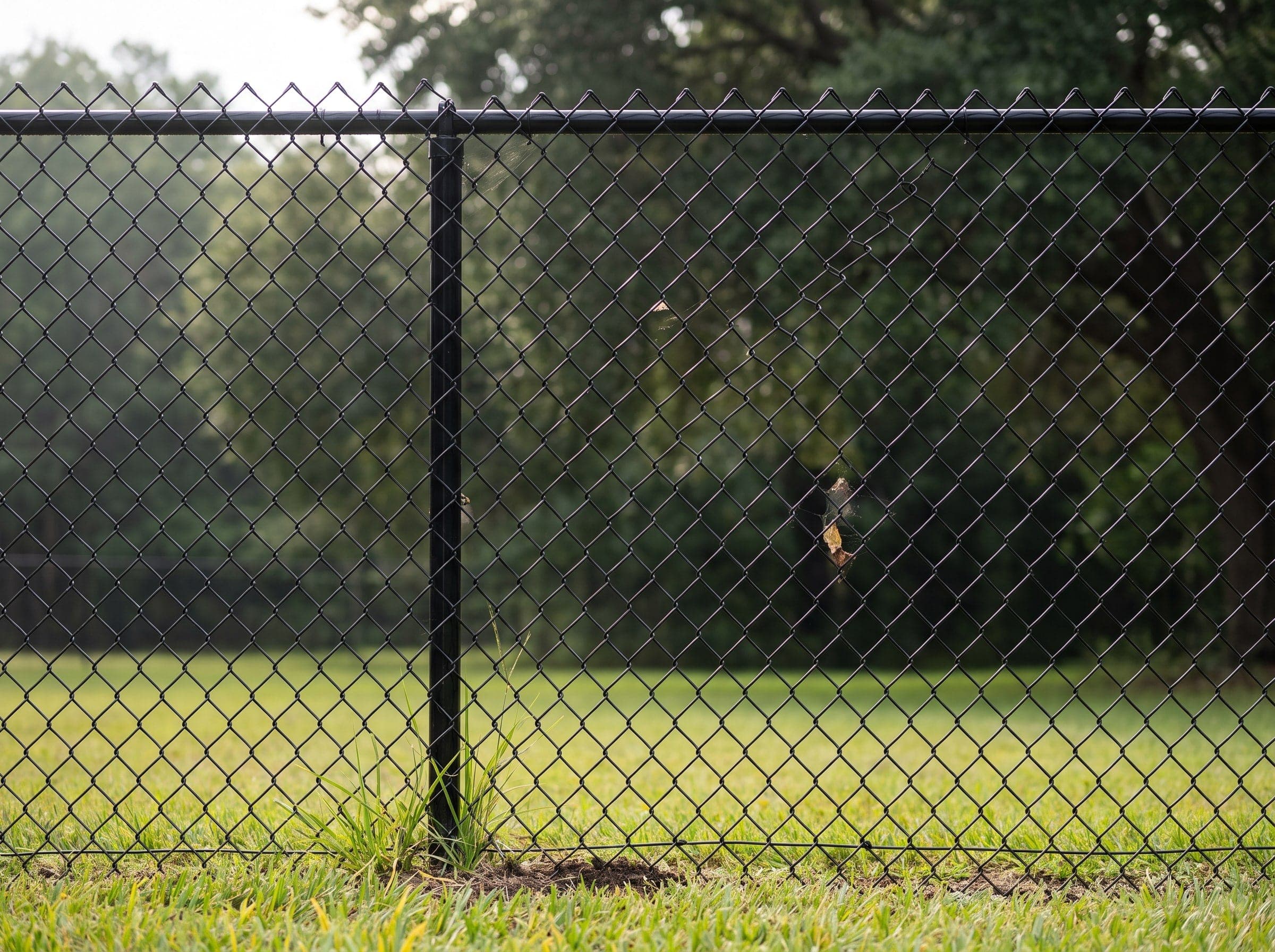 Chain Link Fences installed by Johnson Services Company in Texas