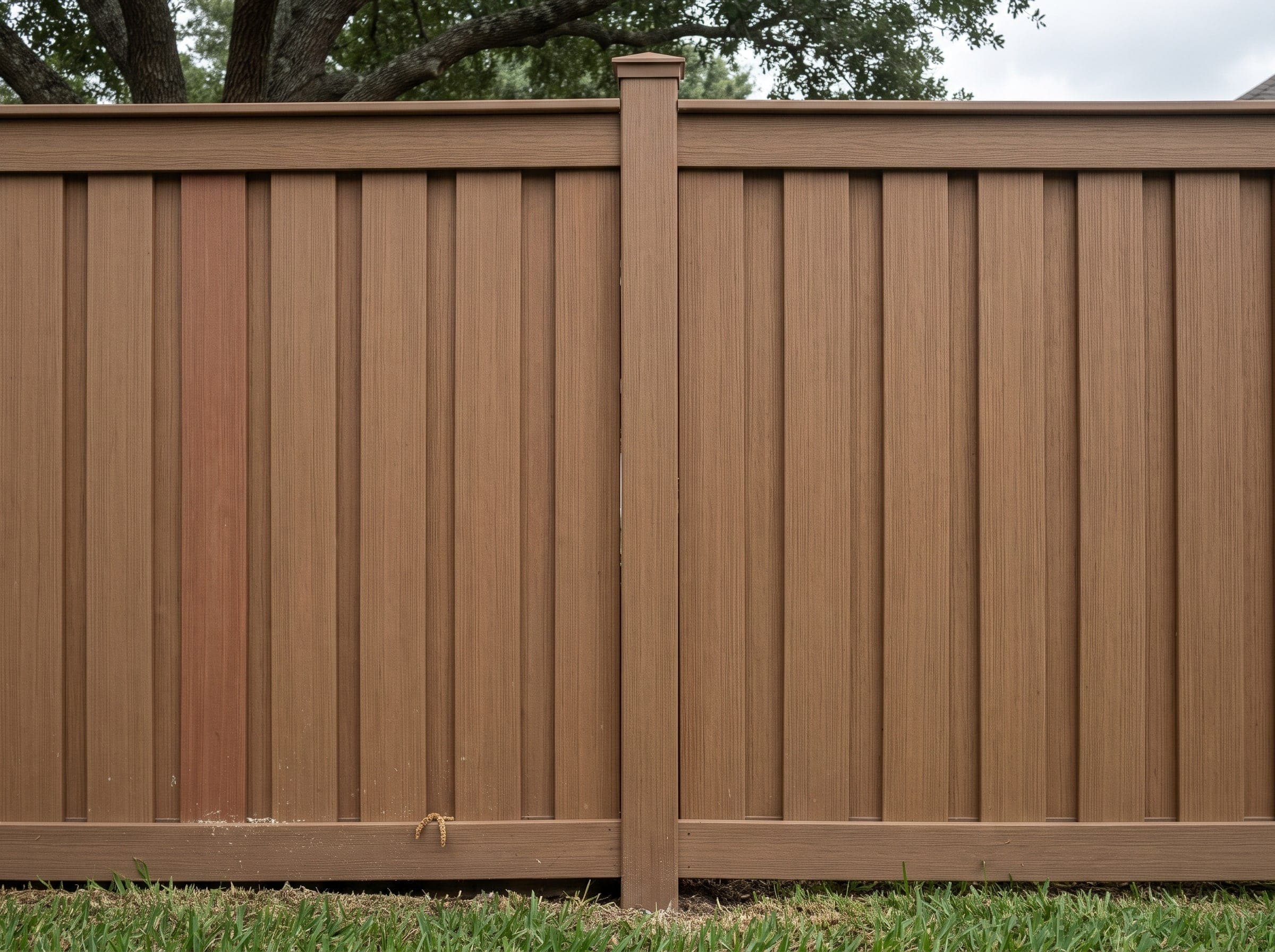 Composite Fences installed by Johnson Services Company in Texas