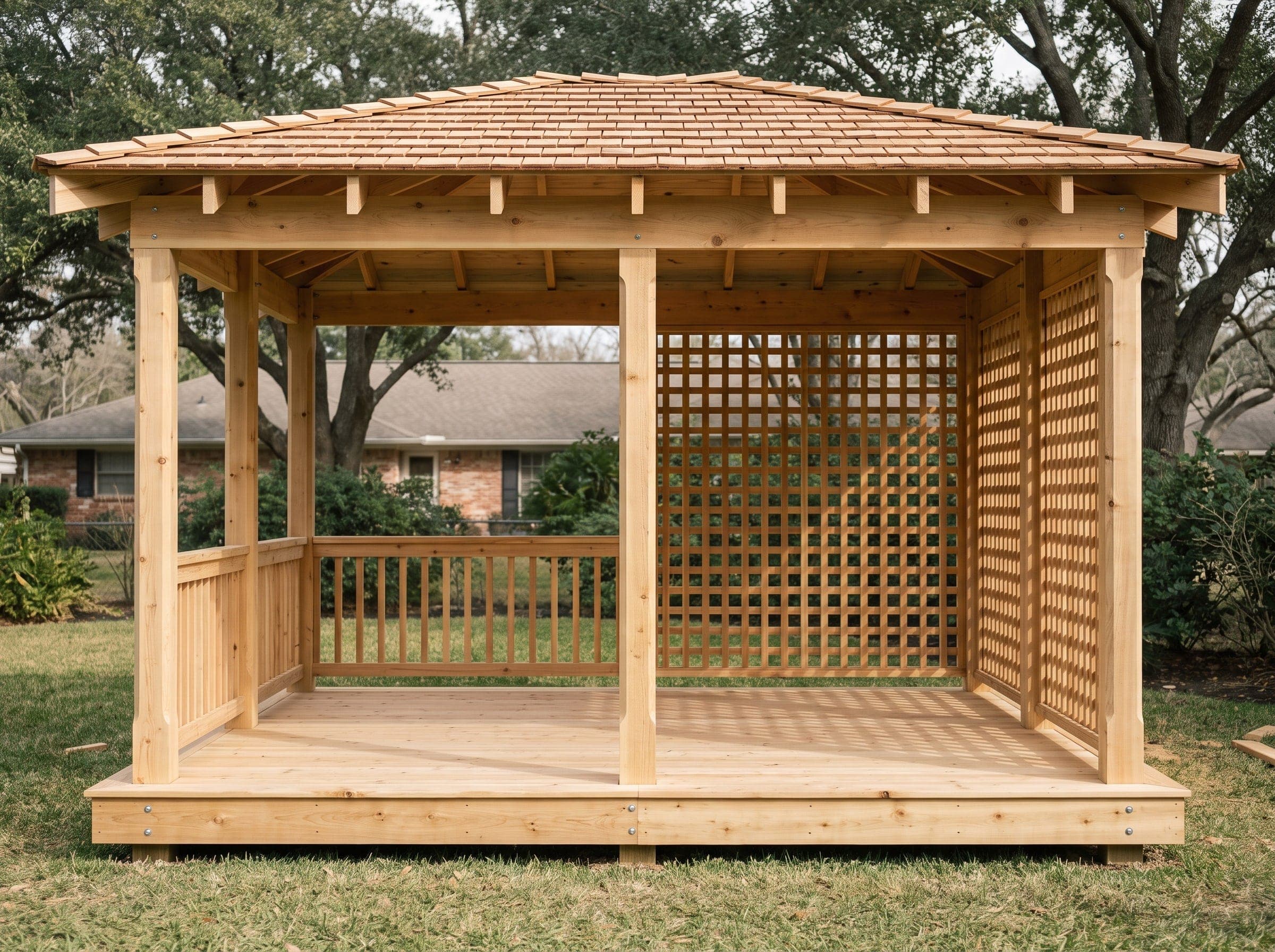 Decks, Gazebos and Trellises installed by Johnson Services Company in Texas