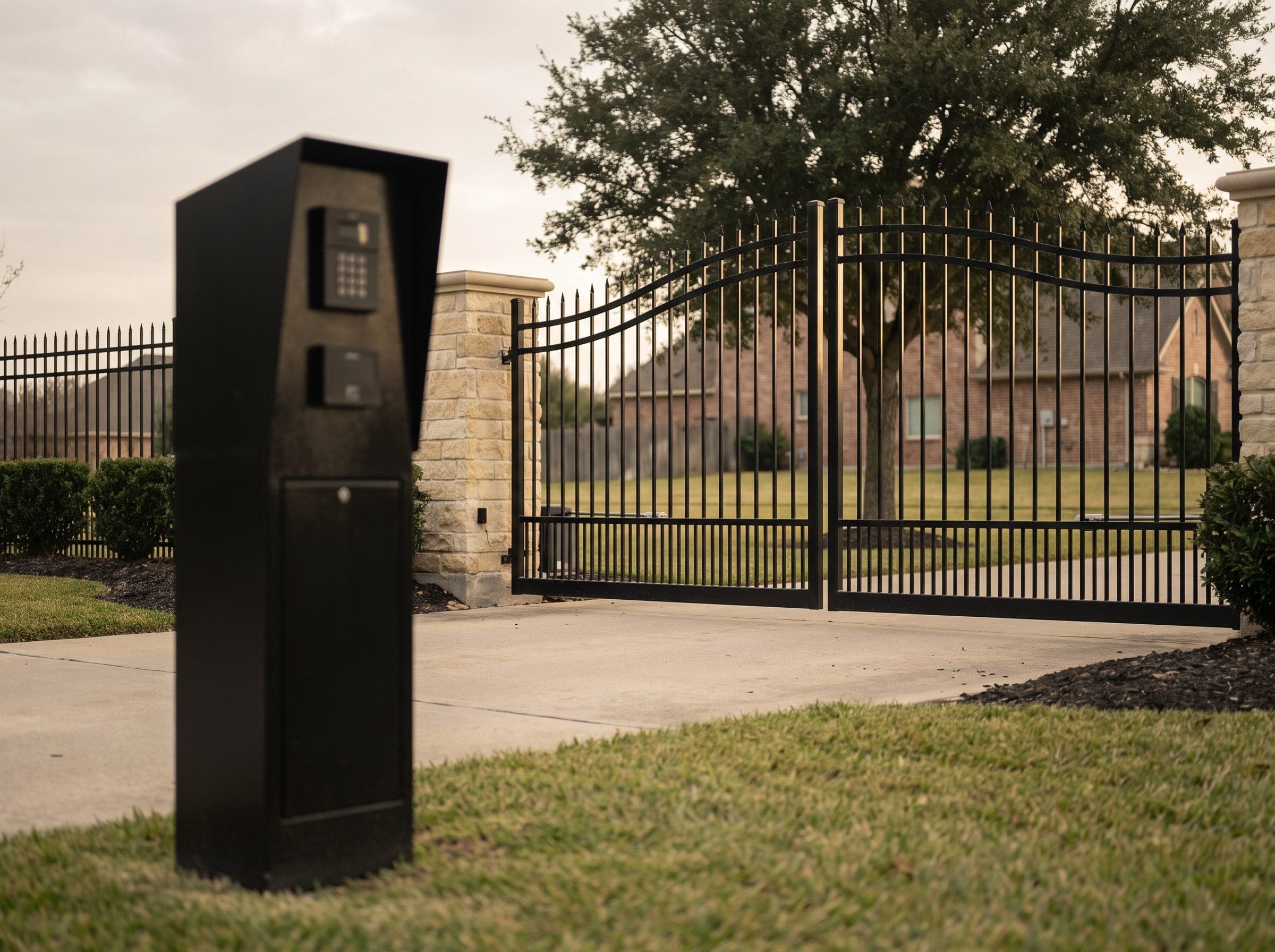 A access control installed on a Texas property.