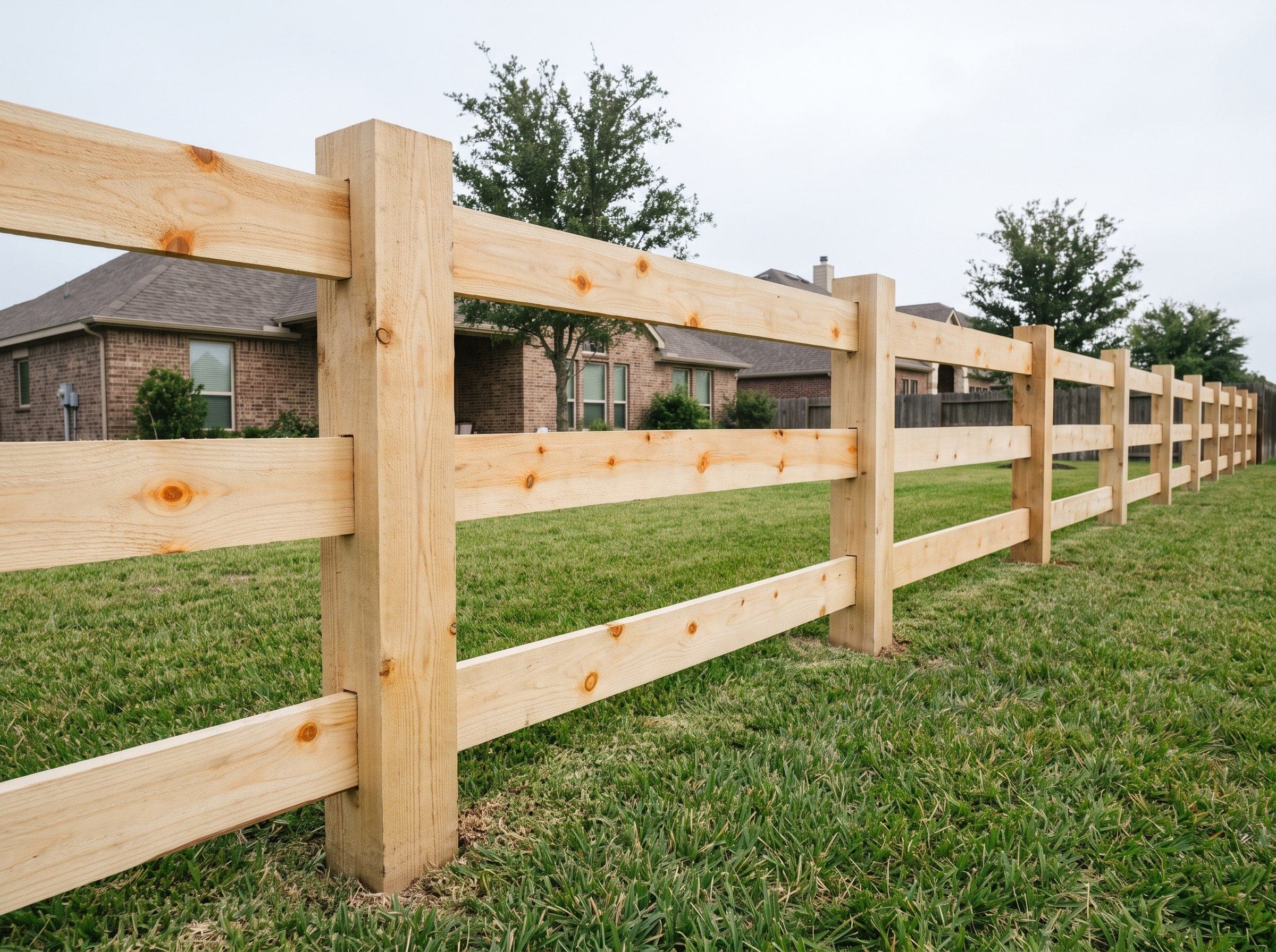 Ranch Rail built by Johnson Services Company in Texas
