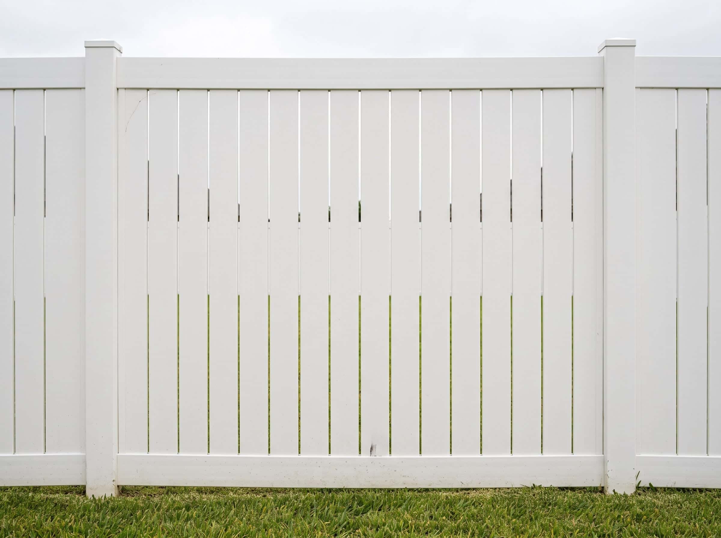 A semi privacy fence installed on a Texas property.